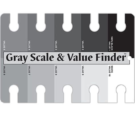 Printable Grayscale And Value Finder