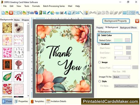 Printable Greeting Card Maker