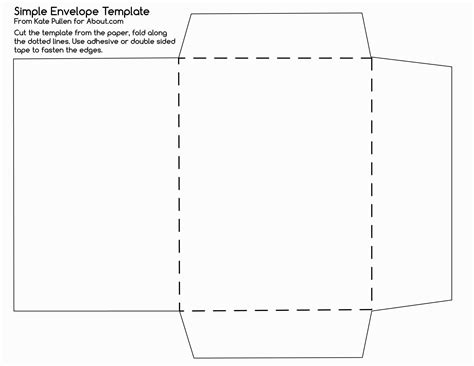 Printable Greetings Card Envelope Template
