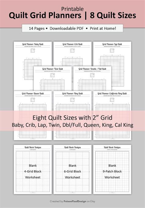 Printable Grid For Quilting
