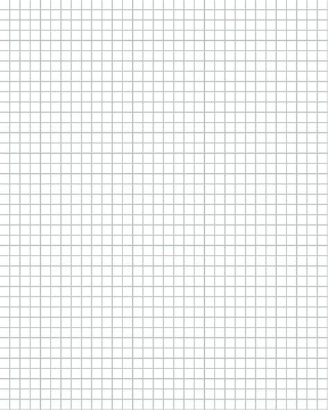 Printable Grid Paper 8X10