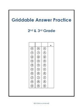 Printable Griddable Answer Sheets Math