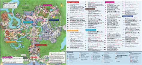Printable Guide Map Magic Kingdom