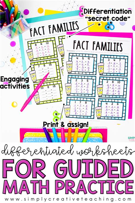 Printable Guided Math Lessons