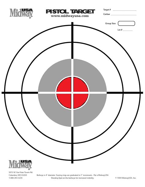 Printable Gun Targets Pdf