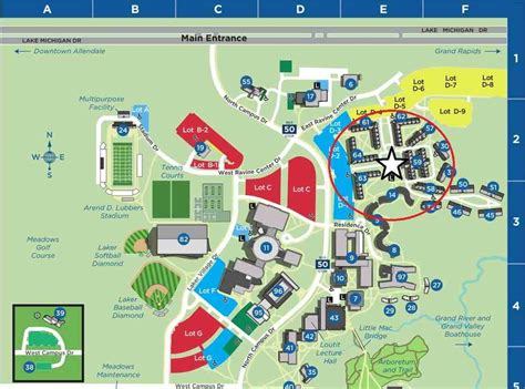 Printable Gvsu Dorm Map