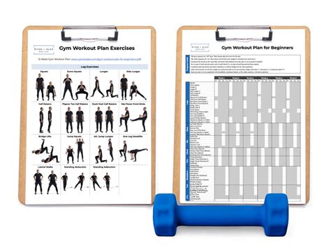 Printable Gym Workout For Beginners