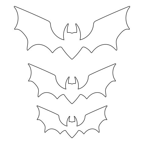 Printable Halloween Bat Stencil