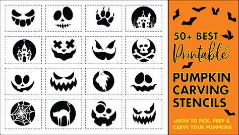 Printable Halloween Carving Pumpkins Patterns