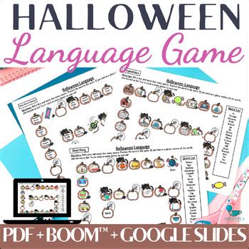 Printable Halloween Language Games