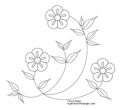 Printable Hand Embroidery Patterns