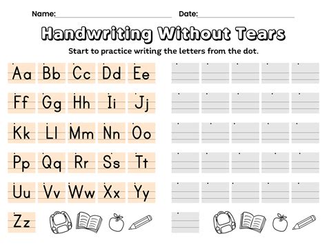 Printable Handwriting Without Tears Pdf