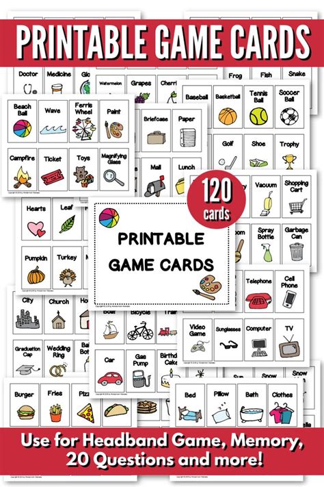 Printable Headbands Game