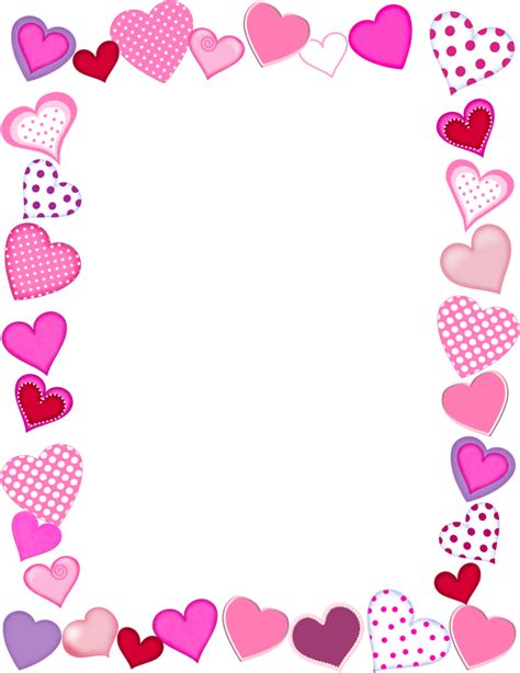 Printable Heart Picture Frame
