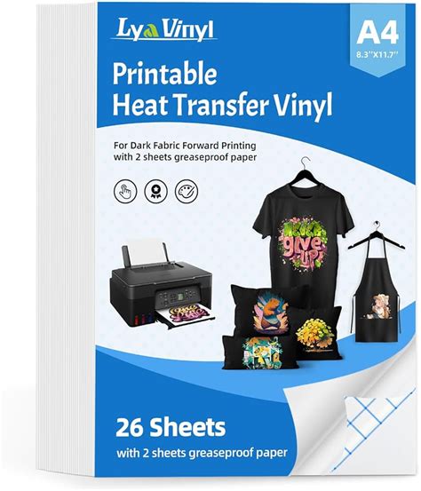 Printable Heat Press Transfre Sheets