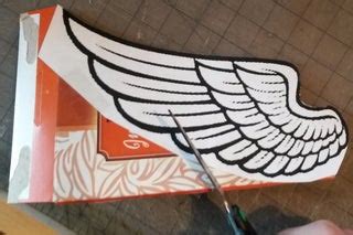 Printable Hermes Wings Template