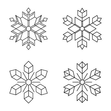 Printable Hexagon Snowflake 3D