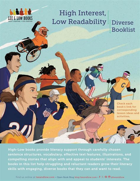 Printable High Interest Low Readability Book List