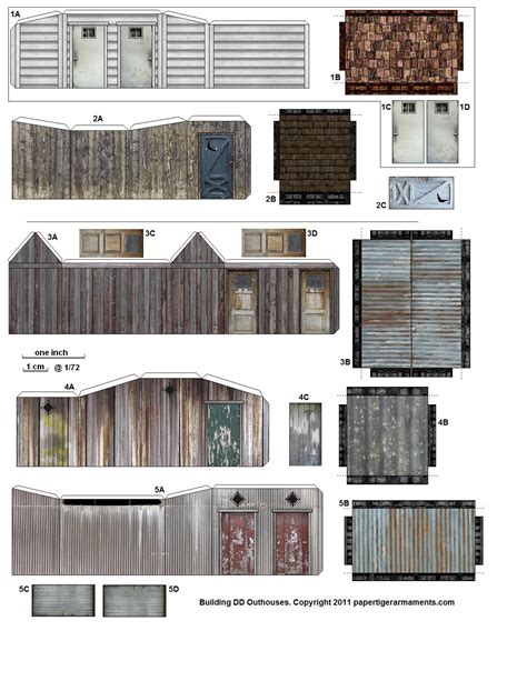 Printable Ho Scale Building Flats