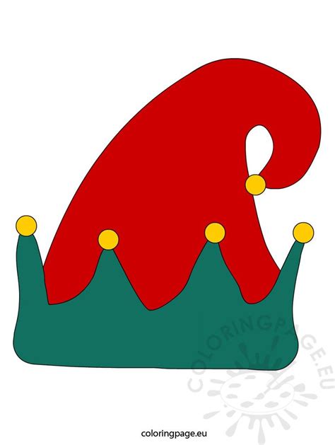 Printable Holiday Elf Hat