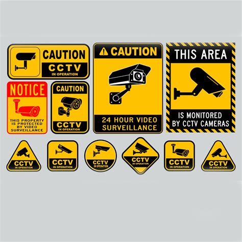 Printable Home Security Signs