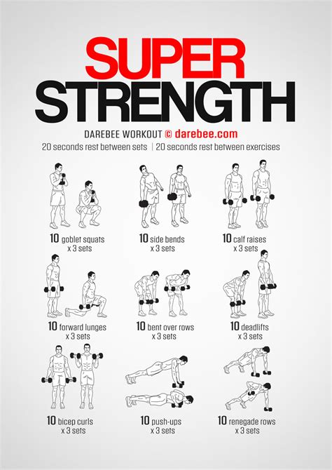 Printable Home Strength Training
