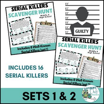 Printable Hunt A Serial Killer