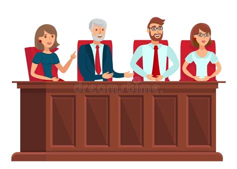 Printable Illustrations Of Jury