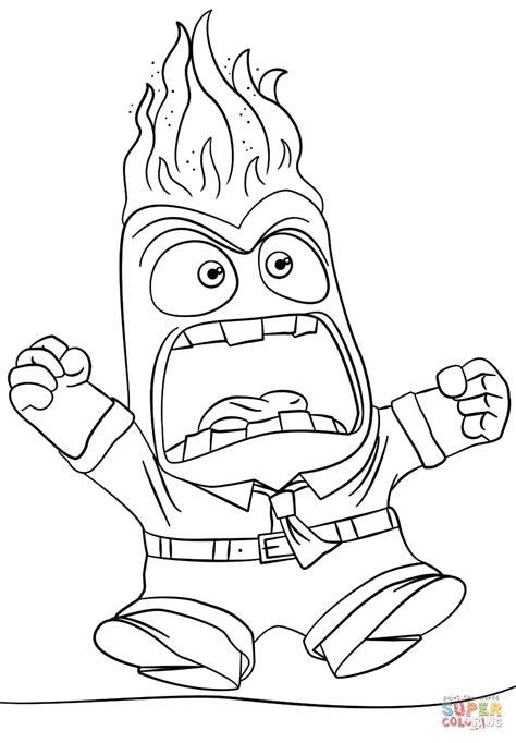 Printable Image Anger From Inside Out