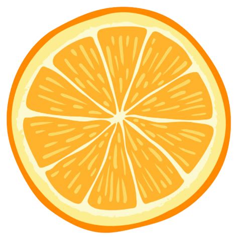 Printable Image Of A Slice Of Orange