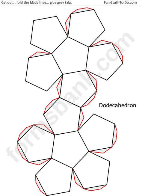 Printable Image Of Dodecahedron