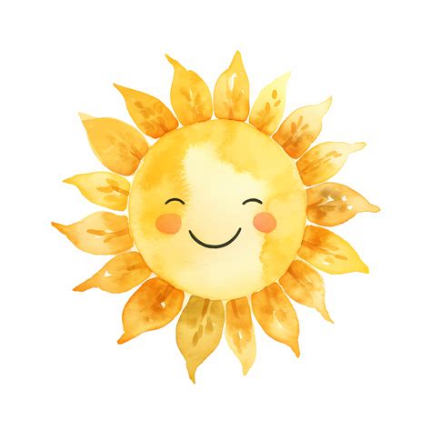 Printable Image Of Smiling Sun