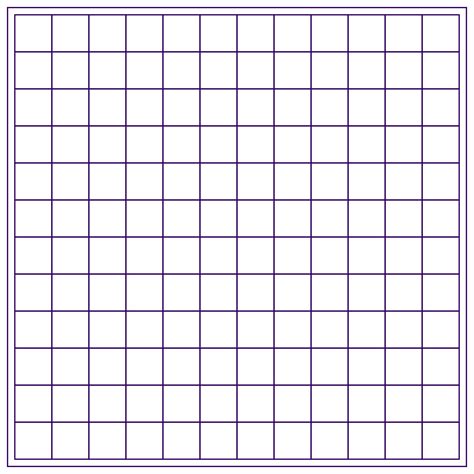 Printable Inch Square Grid D&D