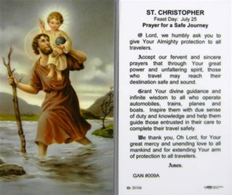 Printable Info. On St. Christopher