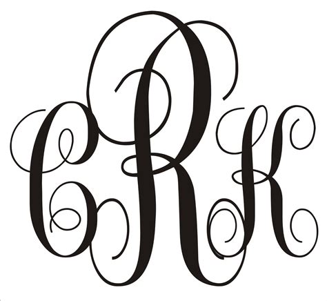 Printable Initials
