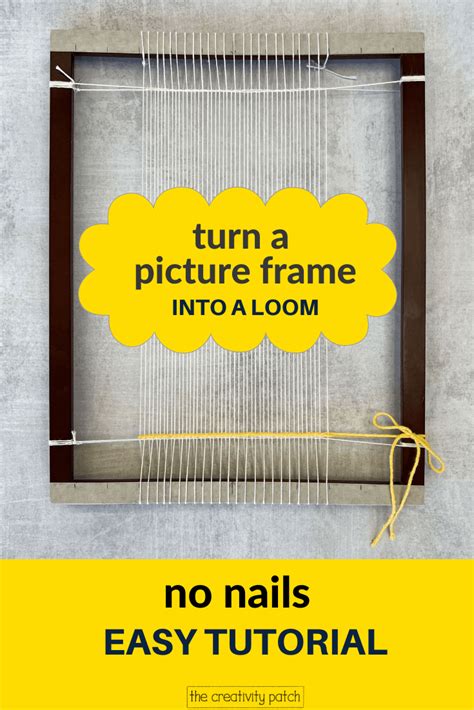Printable Instructions On Using A Frame Loom