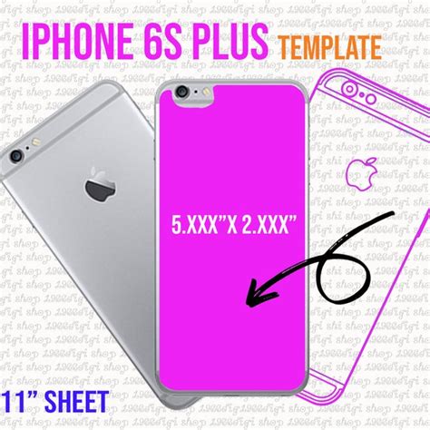 Printable Iphone 6S Plus Case Template