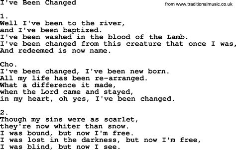 Printable Ive Been Changed Sheets