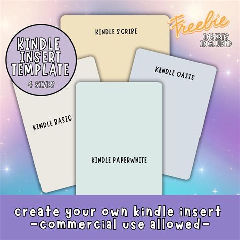 Printable Kindle Insert