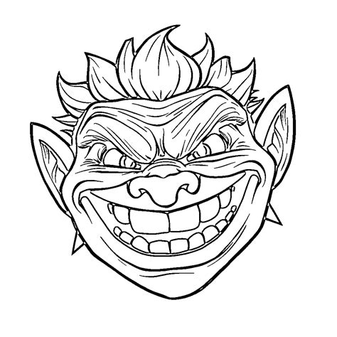 Printable King Perry Troll