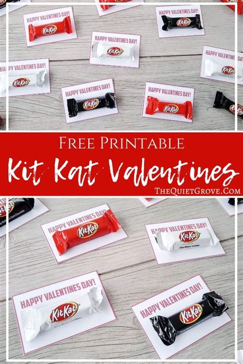 Printable Kit Kat Craft Idea