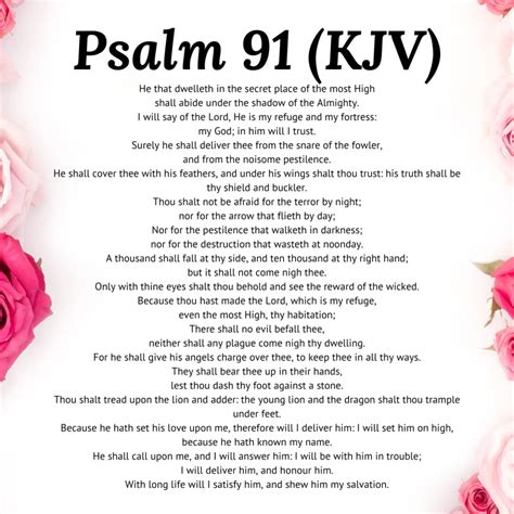 Printable Kjv 91St Psalm