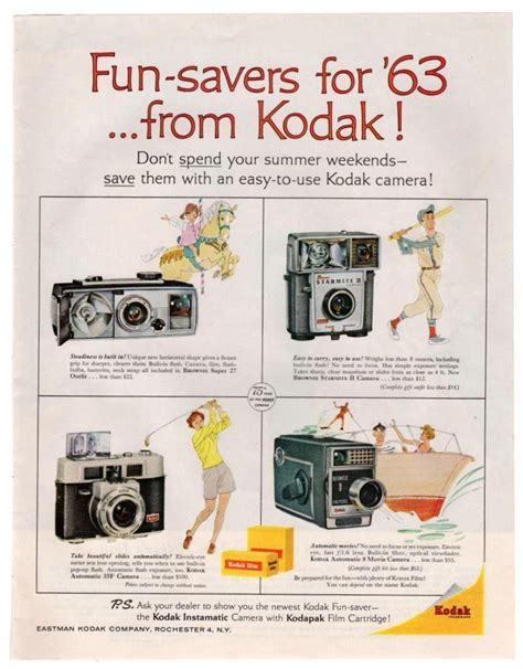 Printable Kodak Camera Ads