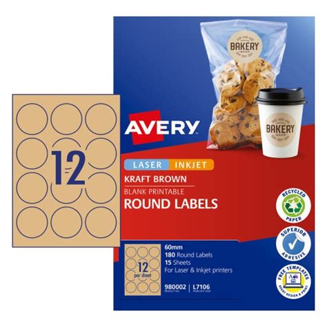 Printable Kraft Labels Avery