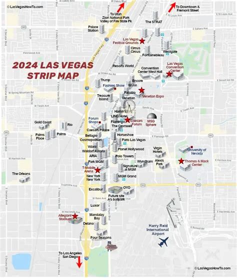 Printable Laa Vegas Map