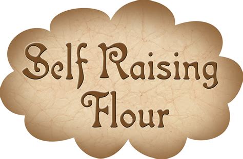 Printable Label Self Rising Flour