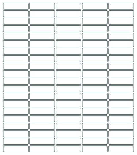 Printable Label Tabs Free