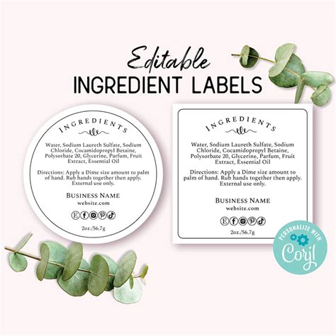Printable Label With Back Sticking