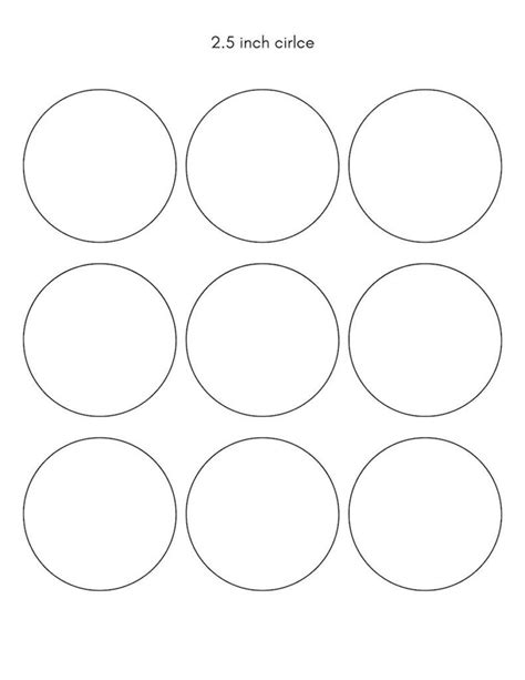 Printable Labels, 2 Circles