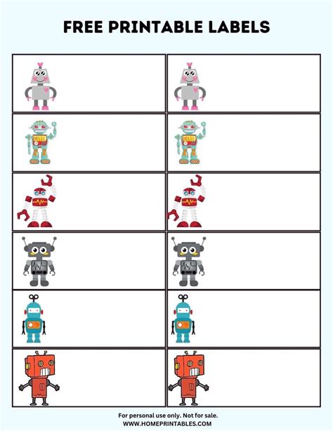 Printable Labels For Crafts